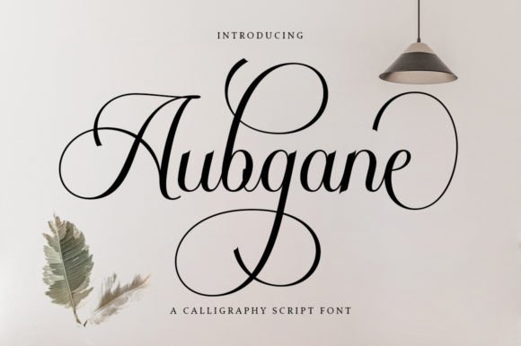 Aubgane: A Modern Script with Romantic Roots