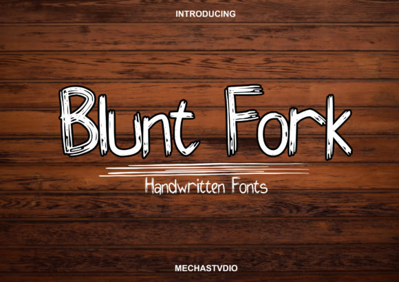 Blunt Fork: The Script Font That Adds Instant Class