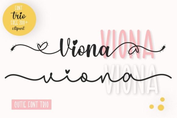Discover the Viona Font: A Trio for Modern Designers