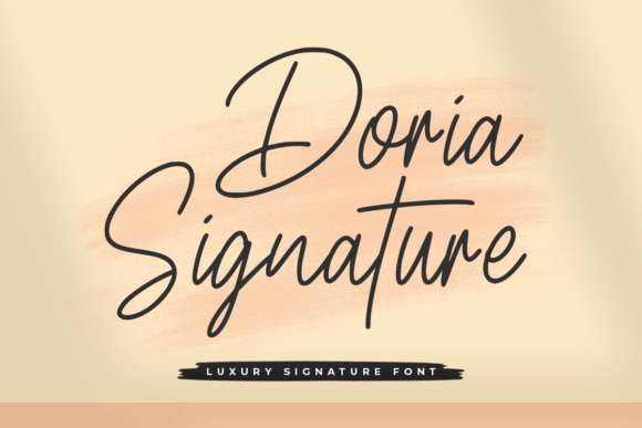 Doria Signature: A Script Font with Distinct Style