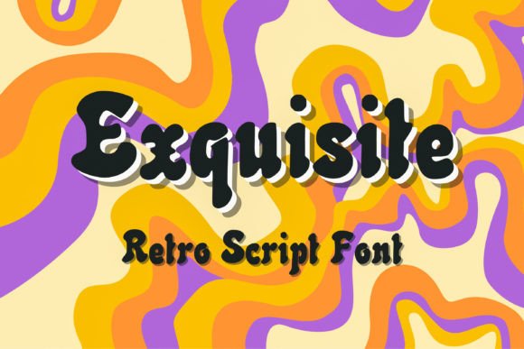 Exquisite: Your New Go-To Retro Script Font