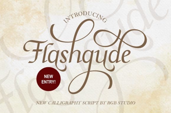 Flashgude: A Fresh Take on Elegant Script Typography