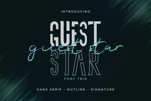 Guest Star: The Dynamic Duo Font That Elevates Your Work