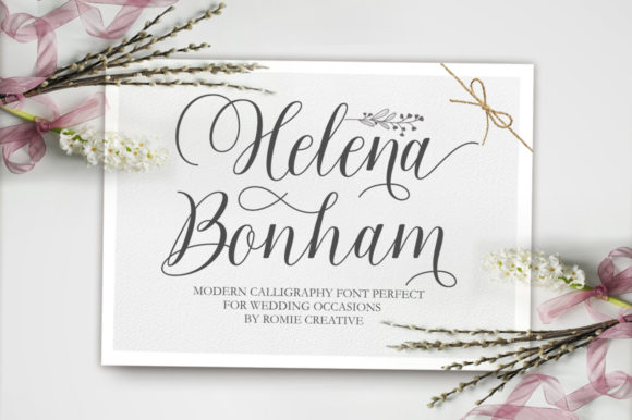 Helena Bonham: A Modern Script for Elegant Branding