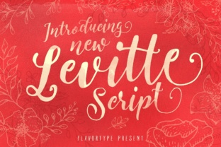 Levitte: The Fresh Script Font for a Feminine, Hand-Lettered Look