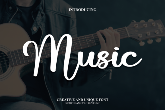 Music: A Sweet Script Font for Romantic Design Projects