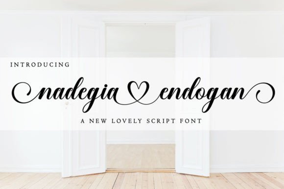 Nadegia Endogan: The Script Font for Romantic Branding