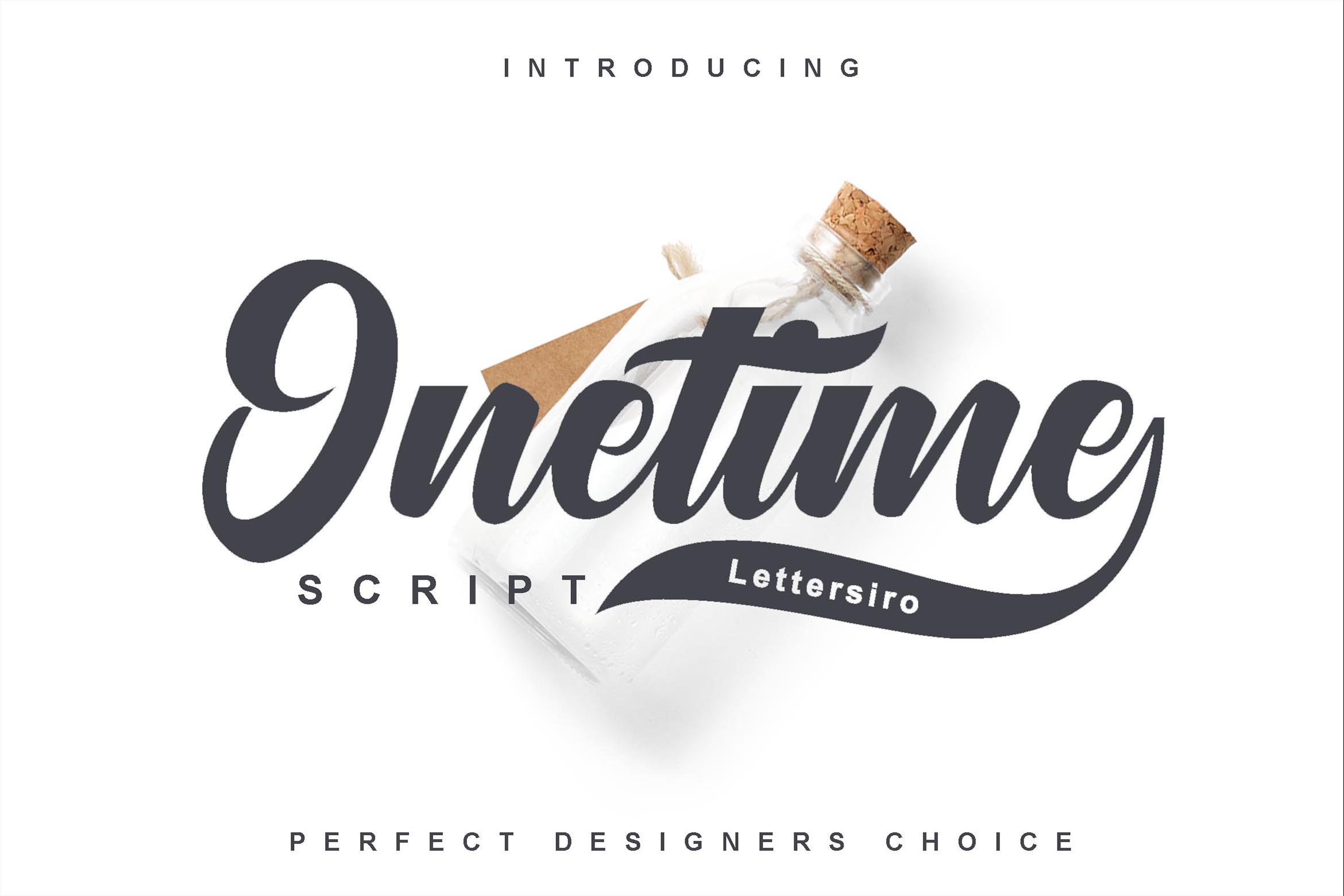 Onetime: The Handwritten Font with Retro Soul