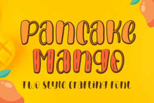 Pancake Mango: A Stylish Homage to Classic Calligraphy