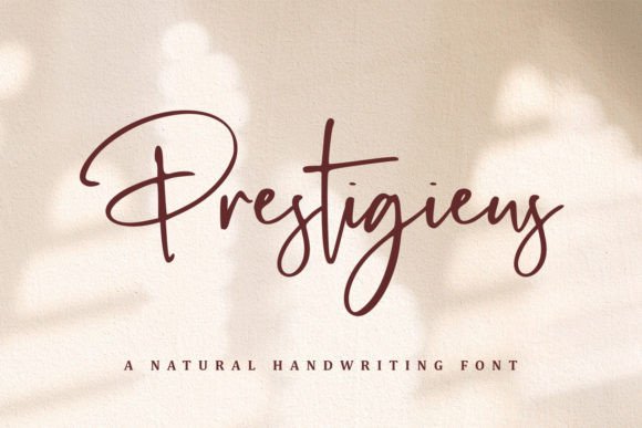 Prestigieus: Where Elegant Script Meets Modern Design Needs