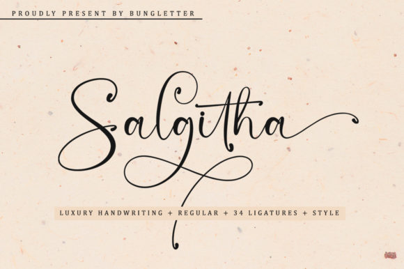 Salgitha: A Modern Luxury Script for Elevated Design