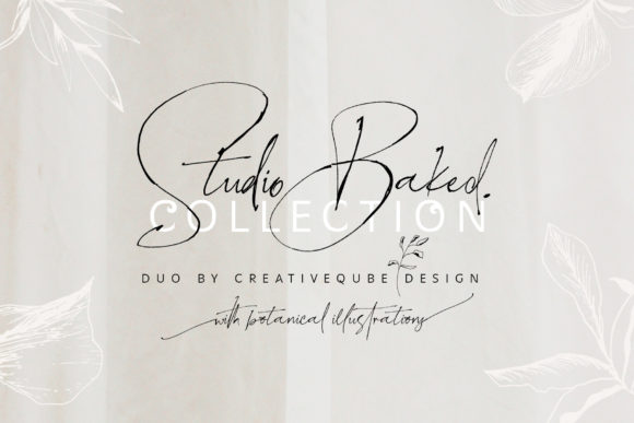 Studio Baked: A Script Font for Elegant, Modern Designs