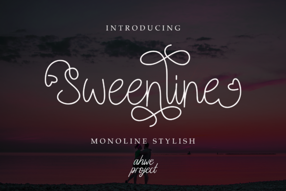 Sweenline: A Swirly Script Font for Modern Design