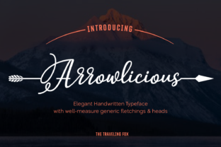 Unleash Creative Flow with the Arrowlicious Script Font