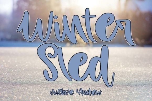 Winter Sled: A Handwritten Font with a Playful Edge