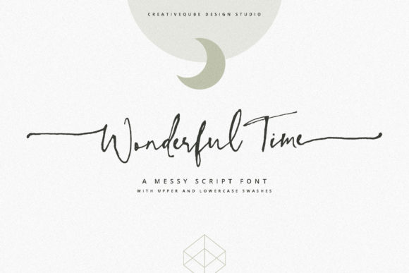 Wonderful Time: A Script Font for Elegant Projects